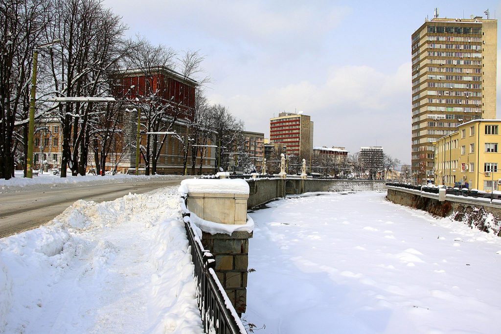 Река Янтра замръзна, 9 януари 2017 © Стоян Братованов