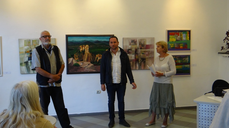 Изложба "Състояния" в Унгарски културен институт © ХГ "Христо Цокев"