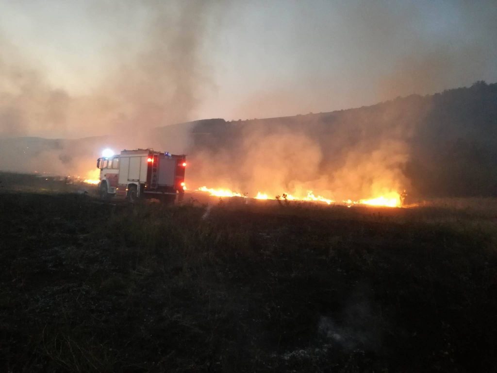 Пожар в землището на с. Кози рог © РСПБЗН - Габрово