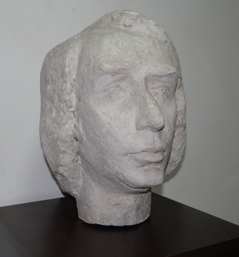 Скулптура „Глава на Емил Розин”. Автор: Димитринка Грънчарова. ХГ "Христо Цокев"