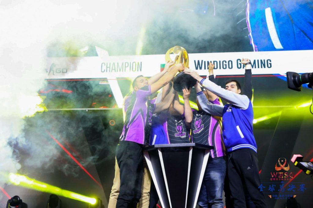 Българският отбор Windigo Gaming на големия финал на WESG © wesg.com